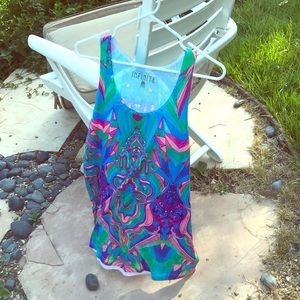 Men’s colorful graphic design tank